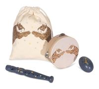 Set instruments musique beige, orange, bleu TU