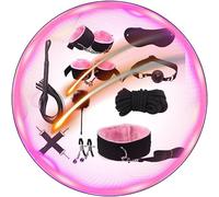 Set Interactif De Loisirs De 10 PièCes, Une Combinaison Amusante Pour Des Cadeaux AgréAbles Pour Les Couples - Q (Rose)
