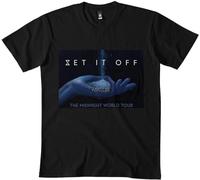 Set It Midnight on Off World Tour 2020 Ndasmumet Slim Fit T-Shirt BL Men Tops Tee Black M