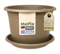 Set Jardinière Cylindro 2-teilig MePla + Sous-pot assortis toutes tailles