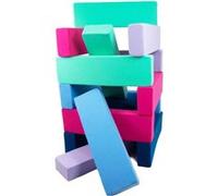 Set Jenga Est Compose De 15 Grands Blocs En Mousse Multicolor