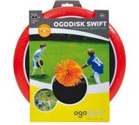 Schildkröt SET OGO SPORT, 2 disques trampoline Ogo, Ø29cm, rouge et jaune, 1 volant, taille normale, la nouvelle version du jeu si apprécié, 970117