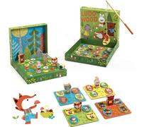 Set jeu de société LudoWood 4 en 1