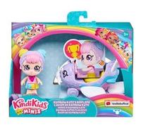 Set Kindi Kids l'avion et 1 mini poupée 9 cm Multicolore G