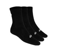 SET KIT 3 PAIA DI CALZE ASICS 3PPK CREW SOCK nero allenamento spugna fitness