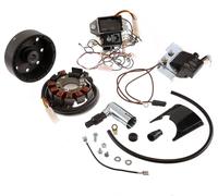 Set: Kit de conversion vape en 12V, aimants en pot (sans batterie, klaxon et lampe à billes) - Simson S50, S51, S70
