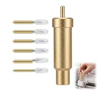 Set Lames de Précision Premium Lames de Remplacement 30° 45° 60° Avec Support Compatible avec Cricut Maker 4 3 Explore 4 3 Air 2 One Lames de Découpe Profonde pour Vinyle Carton Cuir Loisirs Créatifs