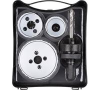 Wolfcraft Coffret de trépans 5980000 - Scies-cloches BIM Ø 35/43/68 mm - 4 pièces