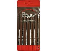 Set lames scie à chantourner 6 pcs Pegas PS906x6DI