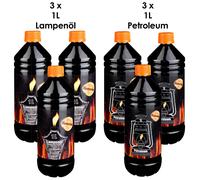 Set lampe huile kérosène chauffage poêle cheminée lampe kérosène huile Flameup