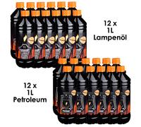 Set lampe huile kérosène chauffage poêle cheminée lampe kérosène huile Flameup