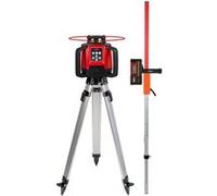 Set Laser de construction rotatif horizontal Levelfix 550HV + Trépied 1,8 m + Mire incluse - NETIM - 554511