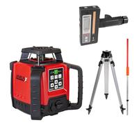 Set Laser rotatif Levelfix 550HVG vert + Trépied 1,8 m + Mire de mesure - NETIM - 554514