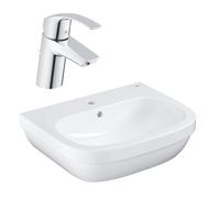 Set lavabo Grohe Euro Ceramic 39335000, mitigeur de lavabo Grohe Eurosmart 33265002