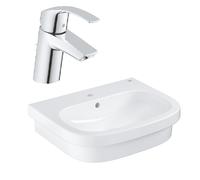 Set lavabo Grohe Euro Ceramic 39337000, mitigeur de lavabo Grohe Eurosmart 33265002