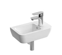 Set Lave-mains 37x22 cm avec trou pour robinetterie sur la droite + siphon (7091-003-0029-SET)