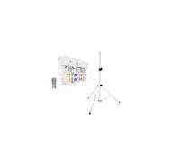 Eurolite set led kls-180 white + bs-2 eu loudspeakerstand white