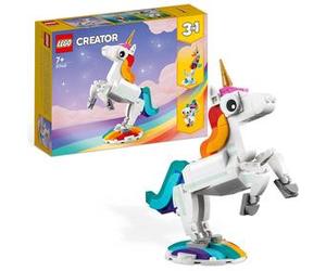 Set LEGO Creator 3-en-1 : La Licorne Magique 31140 pour Enfants