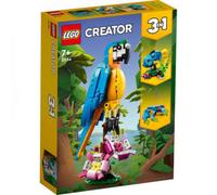 Set LEGO Creator 3-en-1 : Le Perroquet Exotique 31136 - Aventure Tropicale