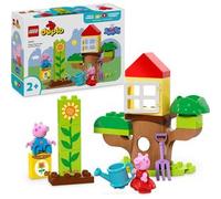 LEGO DUPLO Jouet 10431 Le jardin et la cabane dans l’arbre de Peppa Pig — 2 ans, 2 figurines