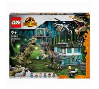 Set LEGO® Jurassic World 76949 : L'attaque épique du Giganotosaurus et du Therizinosaurus