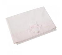 Set Lenzuola Nanan per Lettino 3pz Fiocco Rosa