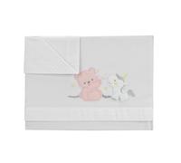 Set Lenzuola per Culla Unicorno - Rosa