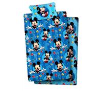 Set Lenzuola per Letto Singolo di Mickey Mouse