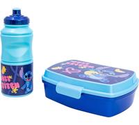 Set Lilo & Stitch avec bouteille d'eau de 380?ml et boîte à goûter Set boîte à goûter pour enfants