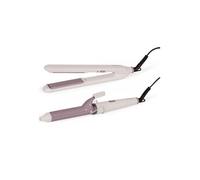 Set lisseur et fer à boucler 200°c violet DOS215