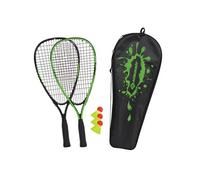 Set de speed badminton, noir / vert