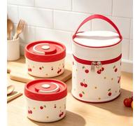 Set Lunch Box Acier Inoxydable 304 Isolé Inclus Set Lunch Box
