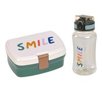 Set lunchbox et gourde little gang ocean green
