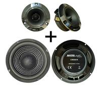 Set Maison MASTER AUDIO Avec 2 Woofer CW800/8 De 20,00 CM +2 Tweeter BST11/8