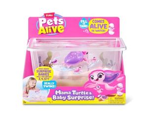 Set maman tortue et bébé surprise - PETS ALIVE - Mama Turtle Surprise - Tortue animée - Effets sonores