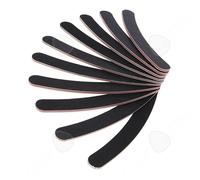 Set manucure-pedicure PAS Lime à Ongles Professionnelle Double Face 100/180 Grain Forme Courbée Manucure Lime à polir Manucure