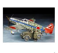 Set Maquettes militaires : Kawasaki Ki-61-Id Hien et 4x4 Type 95 Kurogane