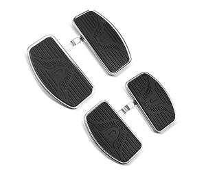 Set Marchepieds Compatible avec Motos Custom Repose-Pieds Chauffeur et Passager FB1