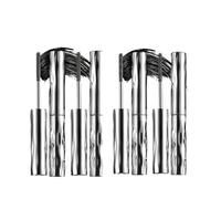 Set Mascara Noir avec Brosse Spirale - 1, 2 ou 4 Pièces Mascara Volume et Courbure pour Femmes - Maquillage des Yeux Résistant aux Bavures pour Débutantes