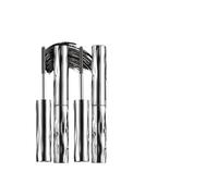 Set Mascara Noir avec Brosse Spirale - 1, 2 ou 4 Pièces Mascara Volume et Courbure pour Femmes - Maquillage des Yeux Résistant aux Bavures pour Débutantes