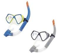 Bestway - Lot Masque de plongée et Tuba Ocean Diver Set - Gris
