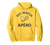 Set Match Apéro Humour Sportif drôle Tennis Original Sweat à Capuche