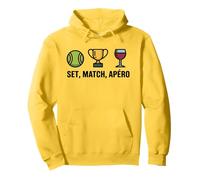 Set Match Apéro Humour Sportif drôle Tennis Original Sweat à Capuche