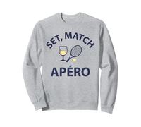 Set Match Apéro Humour Sportif drôle Tennis Original Sweatshirt