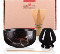 Set matcha “Black Marmor” 80 avec chasentate