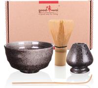Set matcha “Goma” avec bol à thé, fouet à matcha et porte-fouet