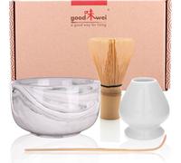 Set matcha “Gurei” 80 avec bol à thé, fouet à matcha et porte-fouet