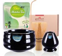 Set matcha "Kuro" avec 30g de matchapremium - bambou blanc