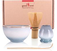 Set matcha “Moya” 80 avec bol à thé, fouet à matcha et porte-fouet