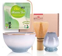 Set matcha “Moya” avec bol, porte-fouet et 30 g de matcha premium